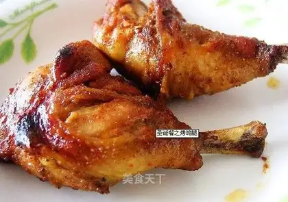 Burning the chicken leg