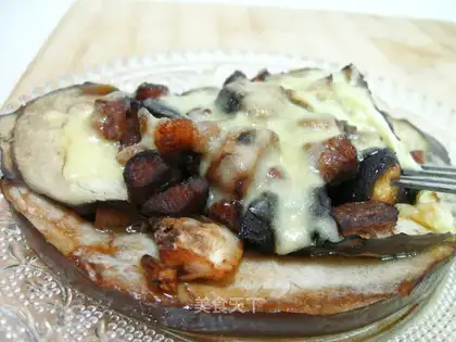 Spam sauce and eggplant