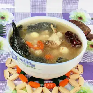 Party members are chicken soup