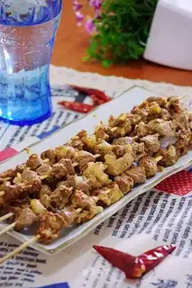 Spicy roasted lamb
