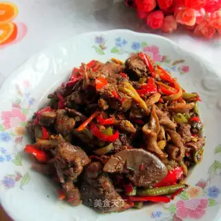 Ducked duck liver