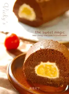 Cocoa mango rolls