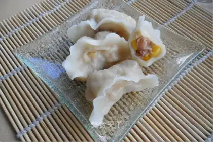 Pork corn dumplings