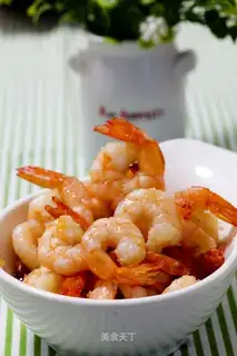 Red lemon-kid shrimp