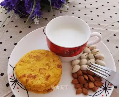 Milk mango breakfast