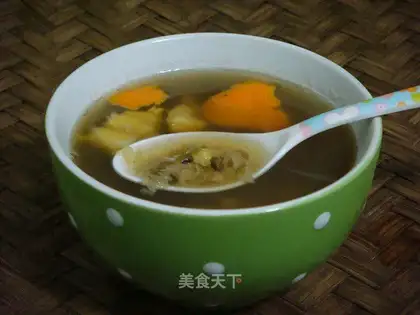 Orange-coated green bean sugar