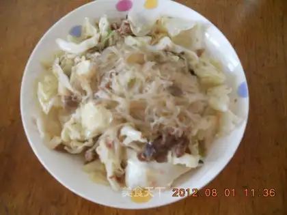 A cabbage and a fan