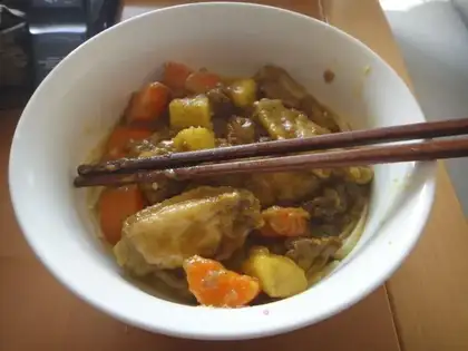 Curry chicken wings