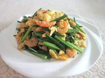 Shrimp fried eggs