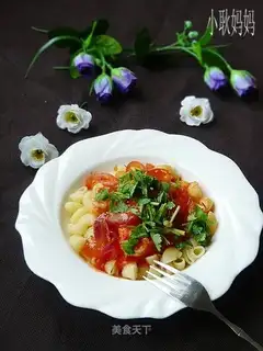 Shrimp tomato noodle