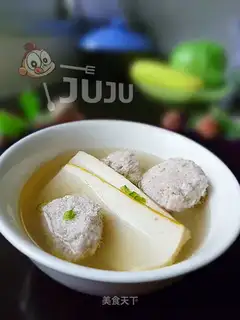 Meatballs, fish cake