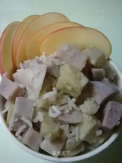 Potato apple rice