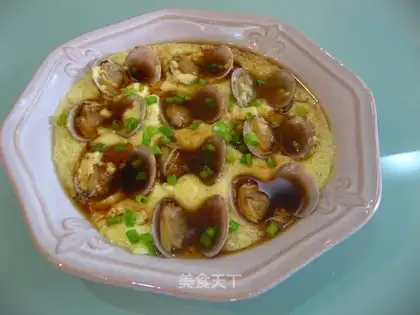 Flower clams and eggs