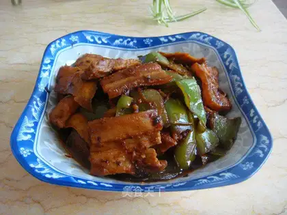 It's usually fried meat