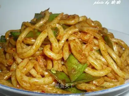Spicy cabbage for the noodles