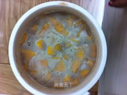 Chocolate mango ice cream