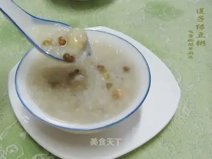 Lotus green bean congee