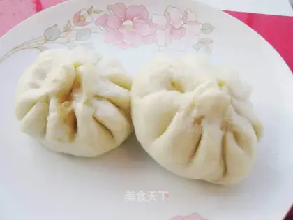 Frozen meat buns