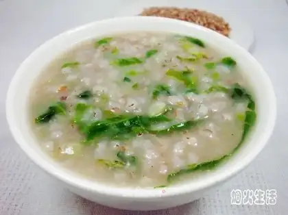 Red rice gruel