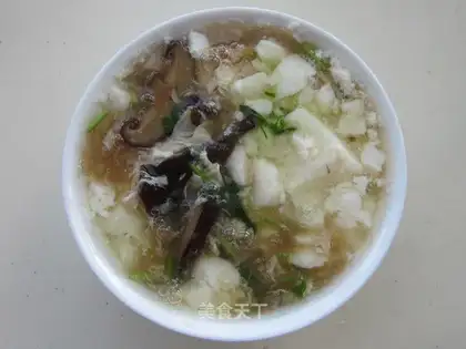Homemade tofu brain