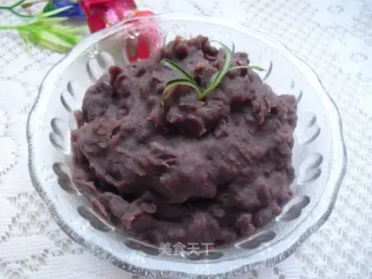 Homemade red bean sand