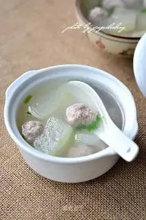Porkball soup