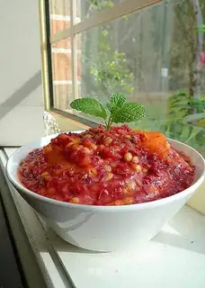Red rice porridge