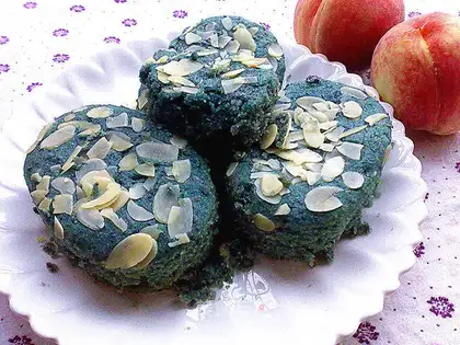 The green potato cake