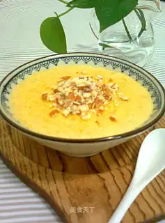 Milky pumpkin oatmeal