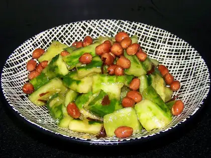 Three-shot cucumbers