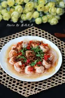 Garlic fan shrimp