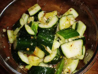 Shoot the cucumber