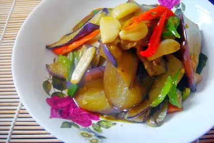 Dry eggplant
