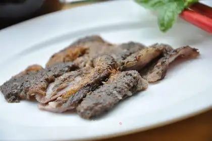 It tastes like duck