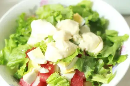 Potato egg salad