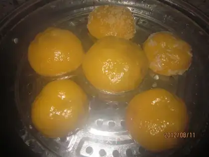 Pumpkin rice ball