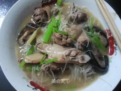 Chicken noodles