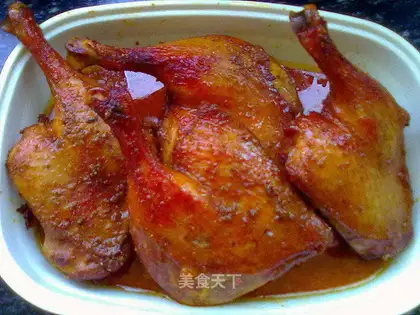 New Orleans duck leg