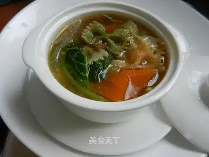Fresh soup butterflies