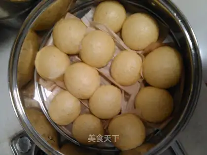 Corn paste buns