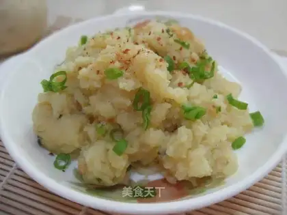 Salty mashed potatoes