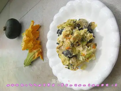 Pumpkin fried eggs