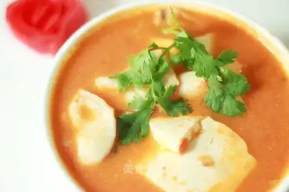 Tomato fish tofu