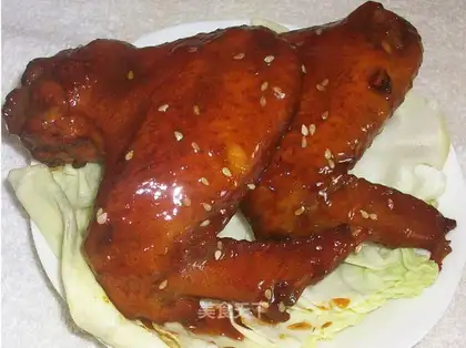 Red chicken wings