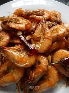 Red-fried prawn