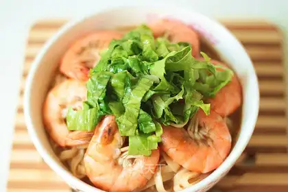 Shrimp sauce noodles