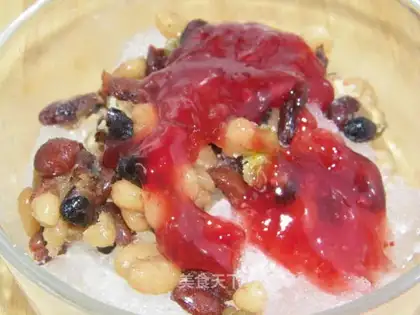 Red bean iceberg