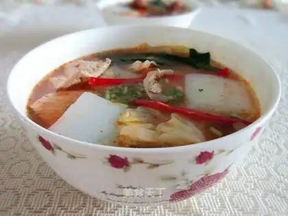 Pink soup