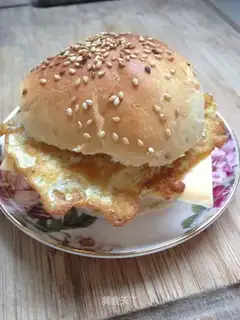 Ham cheeseburger