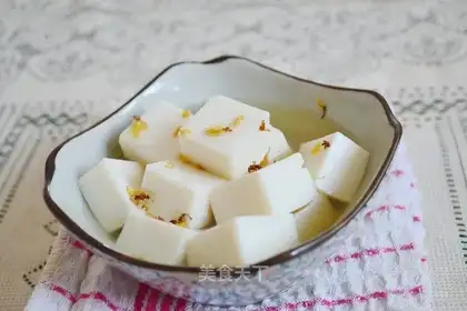 Cinnamon almond tofu
